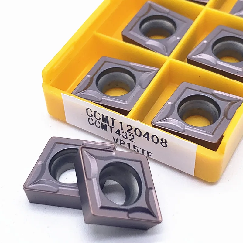 Carbide Insert CCMT120404 CCMT120408 VP15TF UE6020 US735 metal Turning Tools CNC CCMT 120404/120408 Cutting lathe Tool