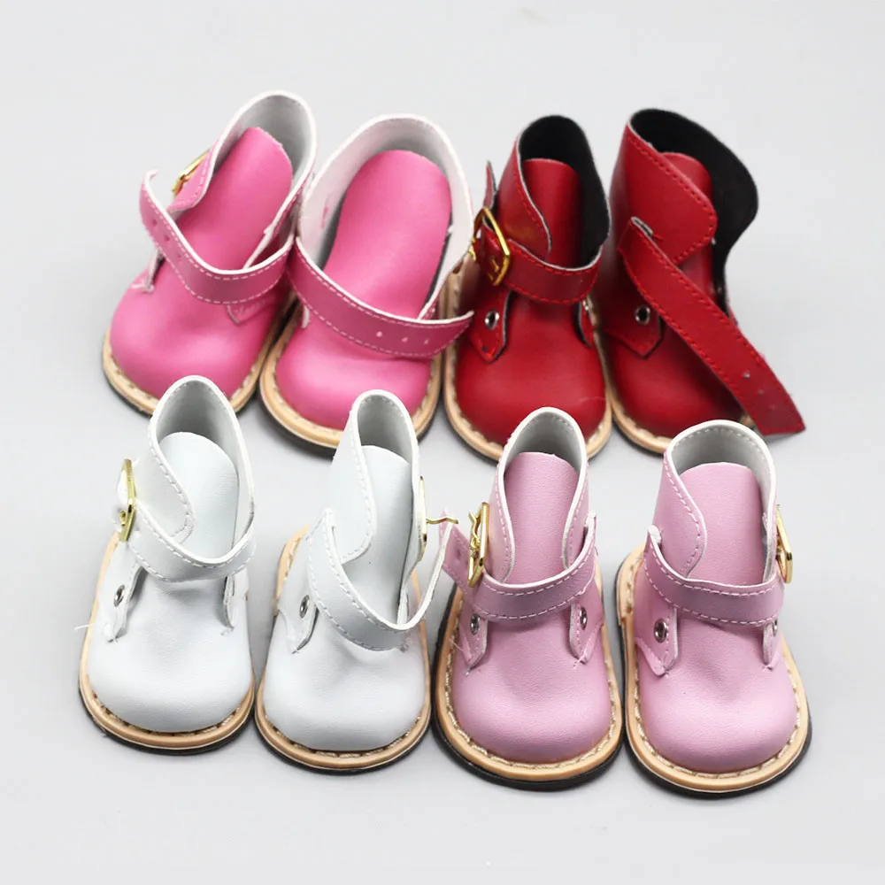 7cm Leather Boots Doll Shoes Clothes Accessories Fit for 43cm Born Baby Doll,American 18Inch Girl,Our Generation Doll,DIY Toys