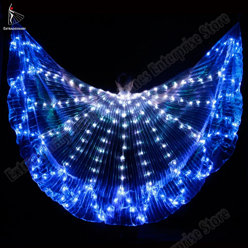 New Wing Isis Sticks Adult Led Multicolor Accessories lamp Props 360 Degrees Angle LED Wing Butterfly Christmas Performance