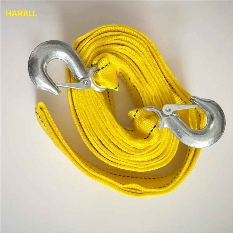 5 Ton 4 Meter Tow Rope For Truck Snatch Strap Off-road Towing Ropes Trailer Winch Cable Belt Car Traction