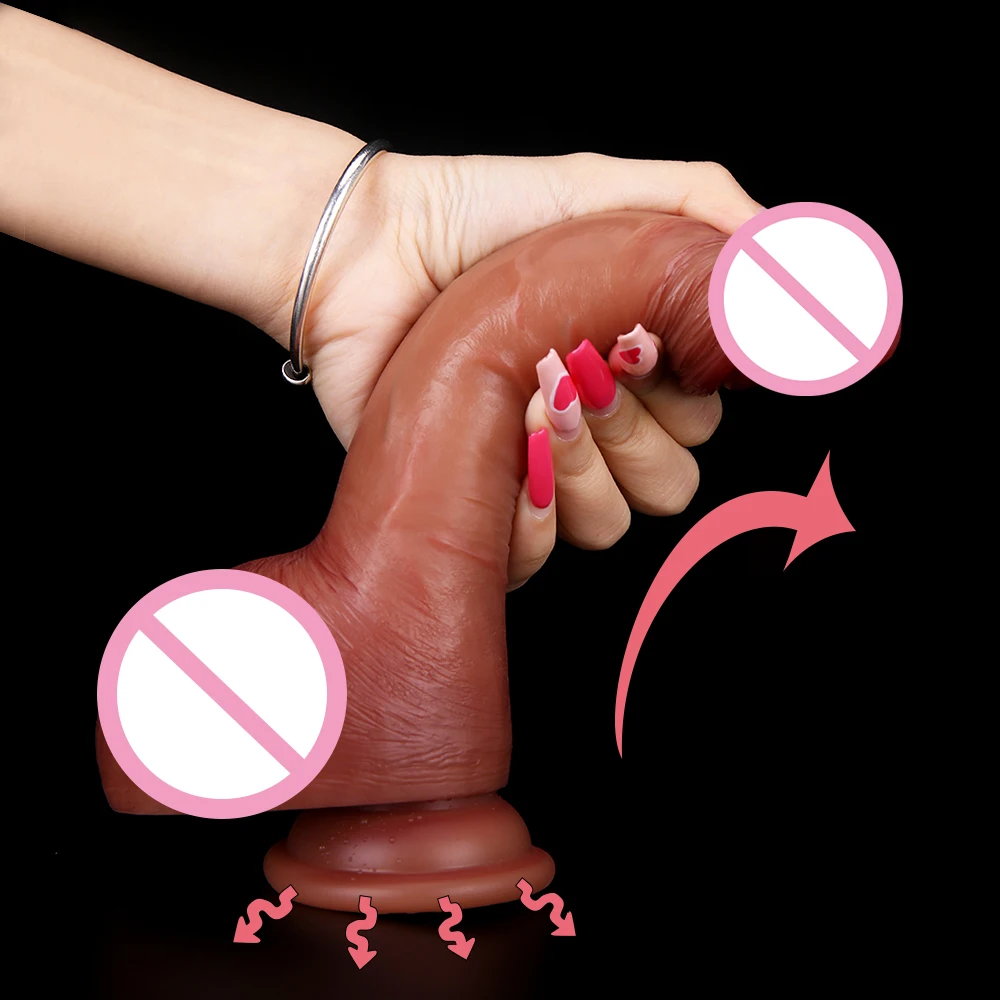 Big Ejaculated Dildo Realistic Silicone Penis with Suction Cup Adult Sex Toys for Women G Spot Stimulator Spraying Sperm Dildos