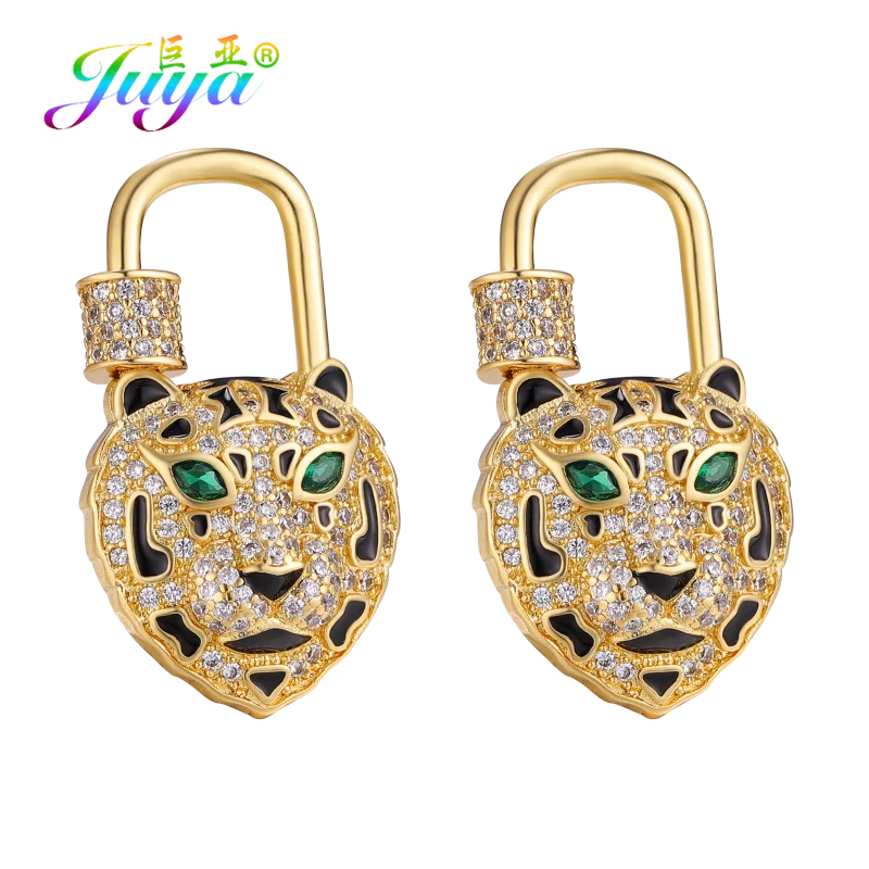 Juya DIY Kreative Medaillon Befestigungen Liefert Schraube Karabiner Anhänger Verschlüsse Zubehör Für Handgemachte Ketten Punk Schmuck Machen – Detail 2