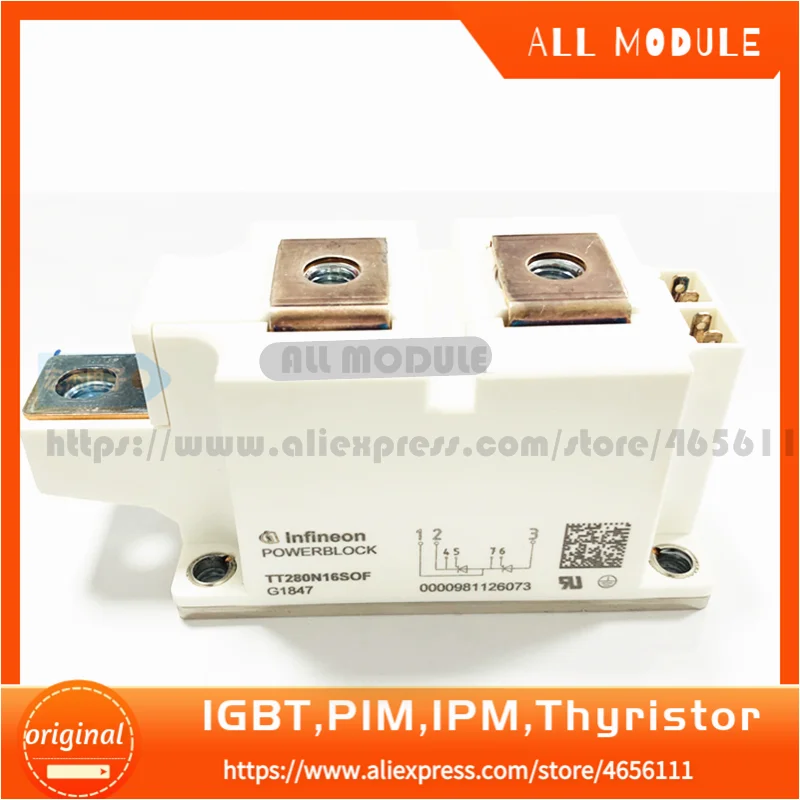 

TT280N16SOF TT320N16SOF TT320N18SOF TT390N16SOF NEW AND ORIGINAL THYRISTOR MODULE