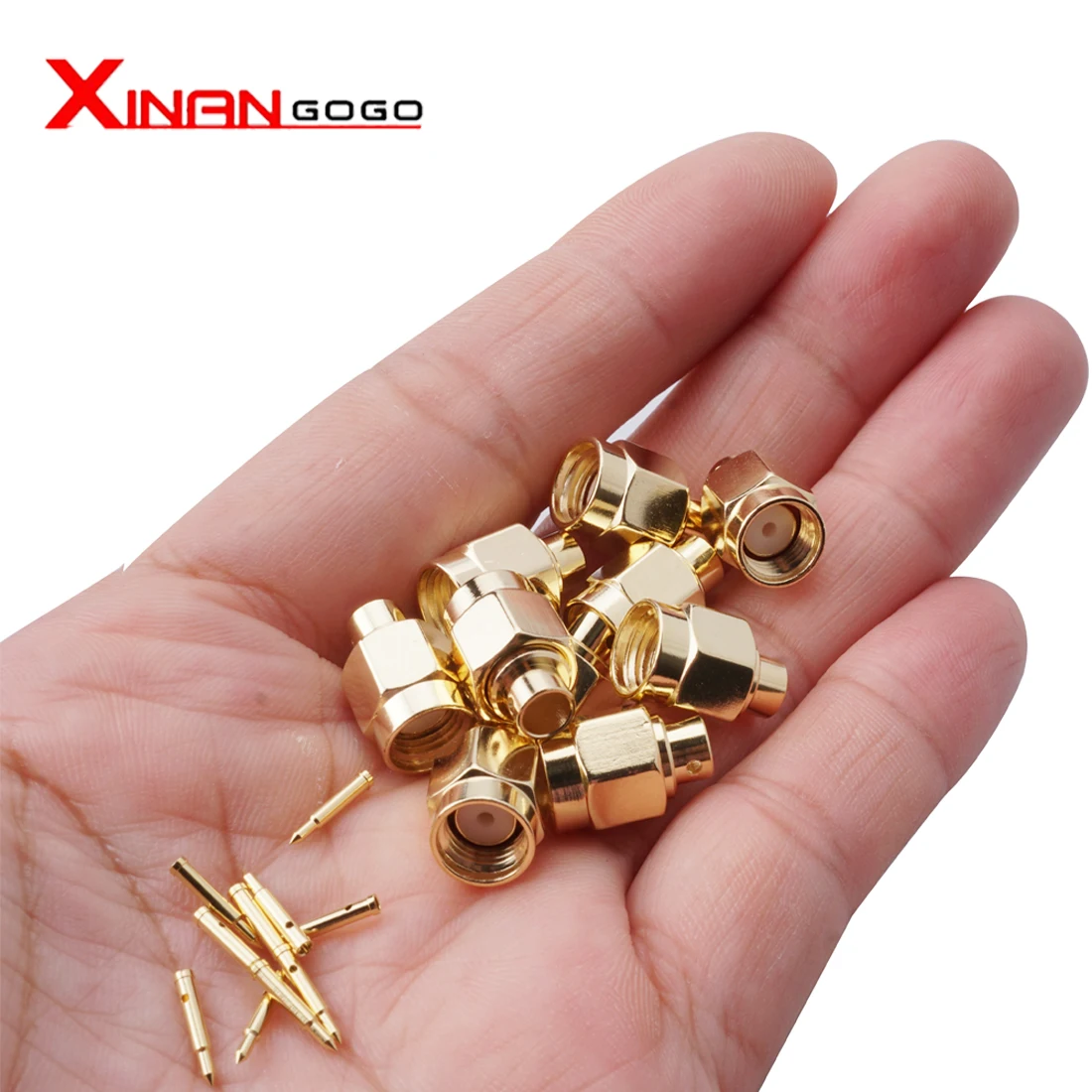 10pcsRF Connector SMA Male B3 Jack Plug Center Solder Semi-Rigid For RG402