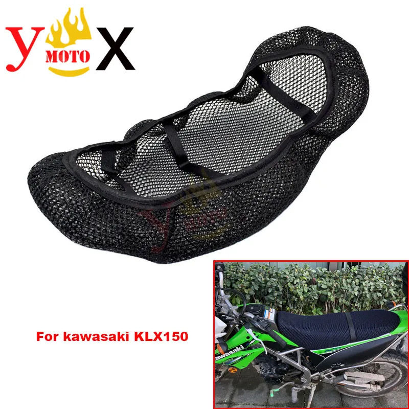 

Off Road Dirt Bike 3D Mesh Seat Cover Cushion Guard Pad Insulation Breathable Sun-proof Net For Kawasaki KLX150