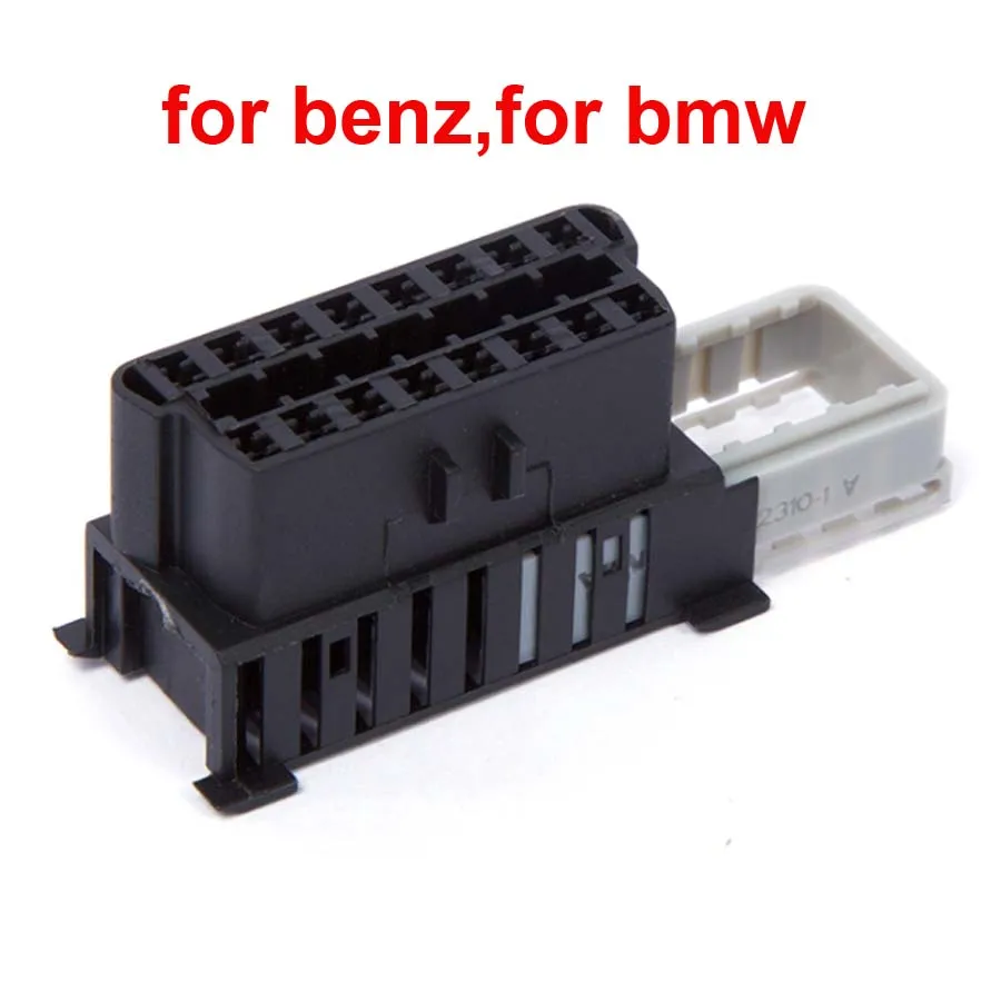 Auto OBD2 16Pin Female Connector for Benz/bmw/ford/buick Car Diagnostic Interface 16 Pin Plug Modification Wire Harness Adapter