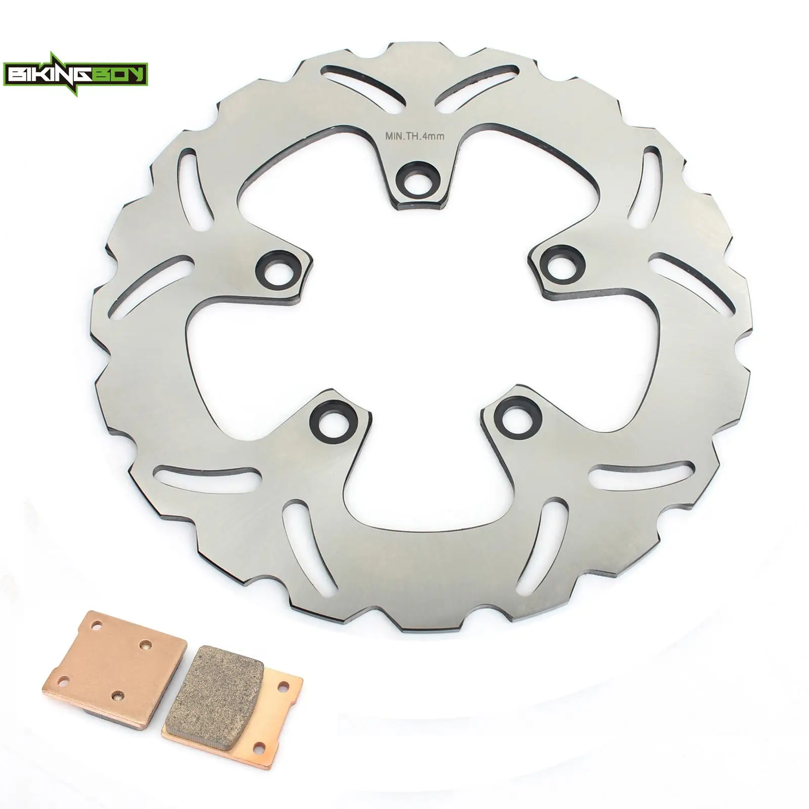 BIKINGBOY Rear Brake Disc Rotor Pads For GSF 600 Bandit / S 95-04 96 97 03 SV 650 S 99 00 01 02 GSX600F GSX750F Katana 98-06 05