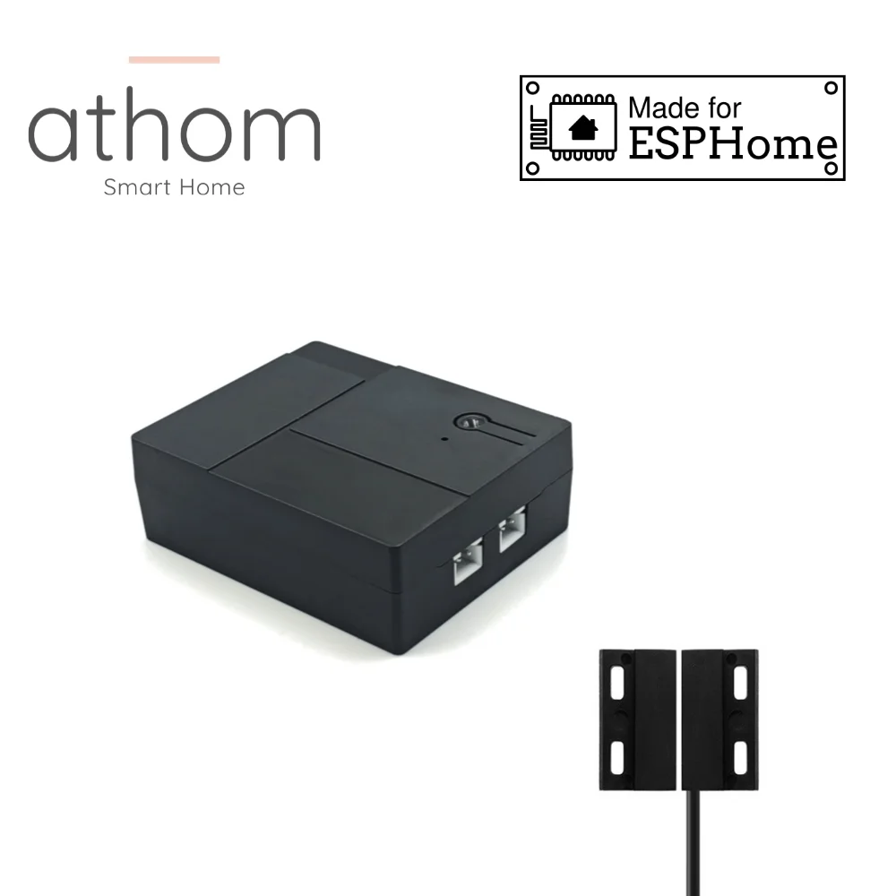 

ATHOM ESPHome Smart Garage Door Opener Controller Works WIth Home Assistant