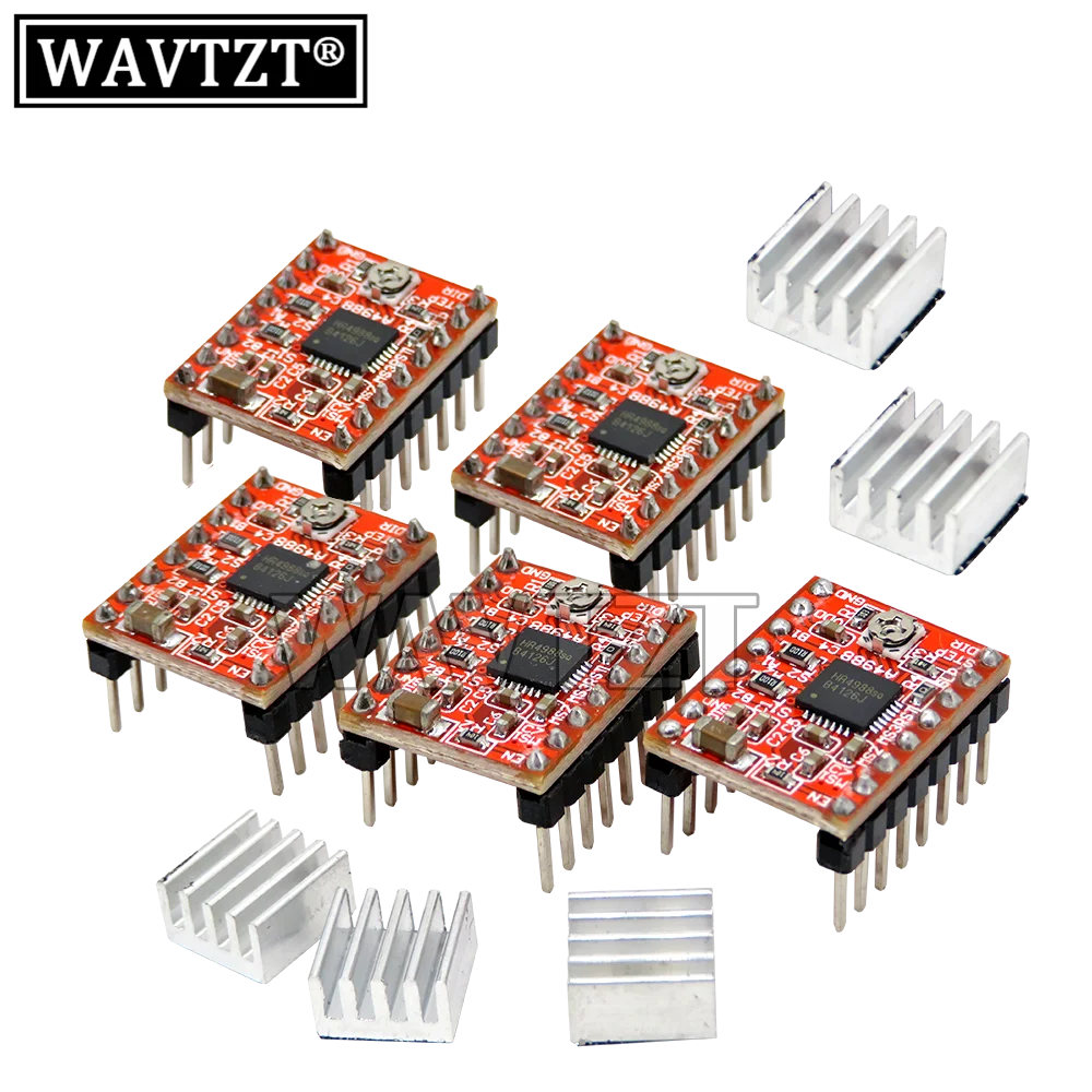 WAVTZT 3D Printer kit 1pcs Mega 2560 R3 + 1pcs RAMPS 1.4 control panel+ 5pcs A4988 / DRV8825 Stepper Motor Drive Carrier Reprap