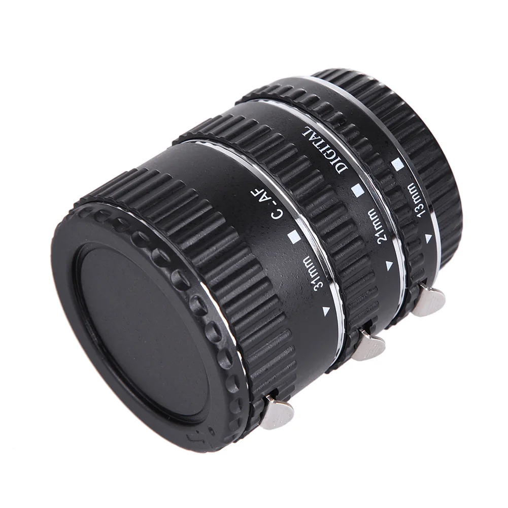 Lens Adapter Mount Macro Extension Tube Set AF Macro Extension Tube Auto Focus Macro Lens Extension Tube For Canon EOS EF EF-S