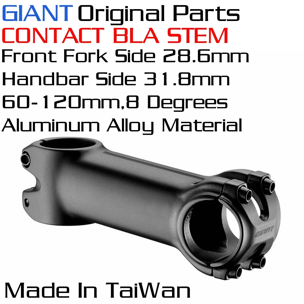 GIANT CONTACT BLA Stem Original Parts Aluminum Alloy Lightweight Design Road Mtb Bike Bicycle Handlebar