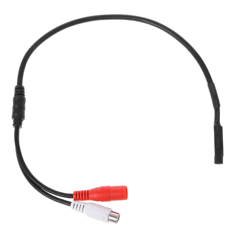 New Microphone Sensitive Pickup Cable For CCTV Security Monitor DVR Camera