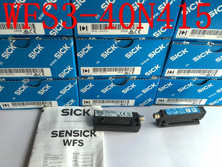 

1PCS WFS3-40N415 6043920 Sick Label Sensor 100% New & Original Genuine Fork Sensors WFS3-40P415