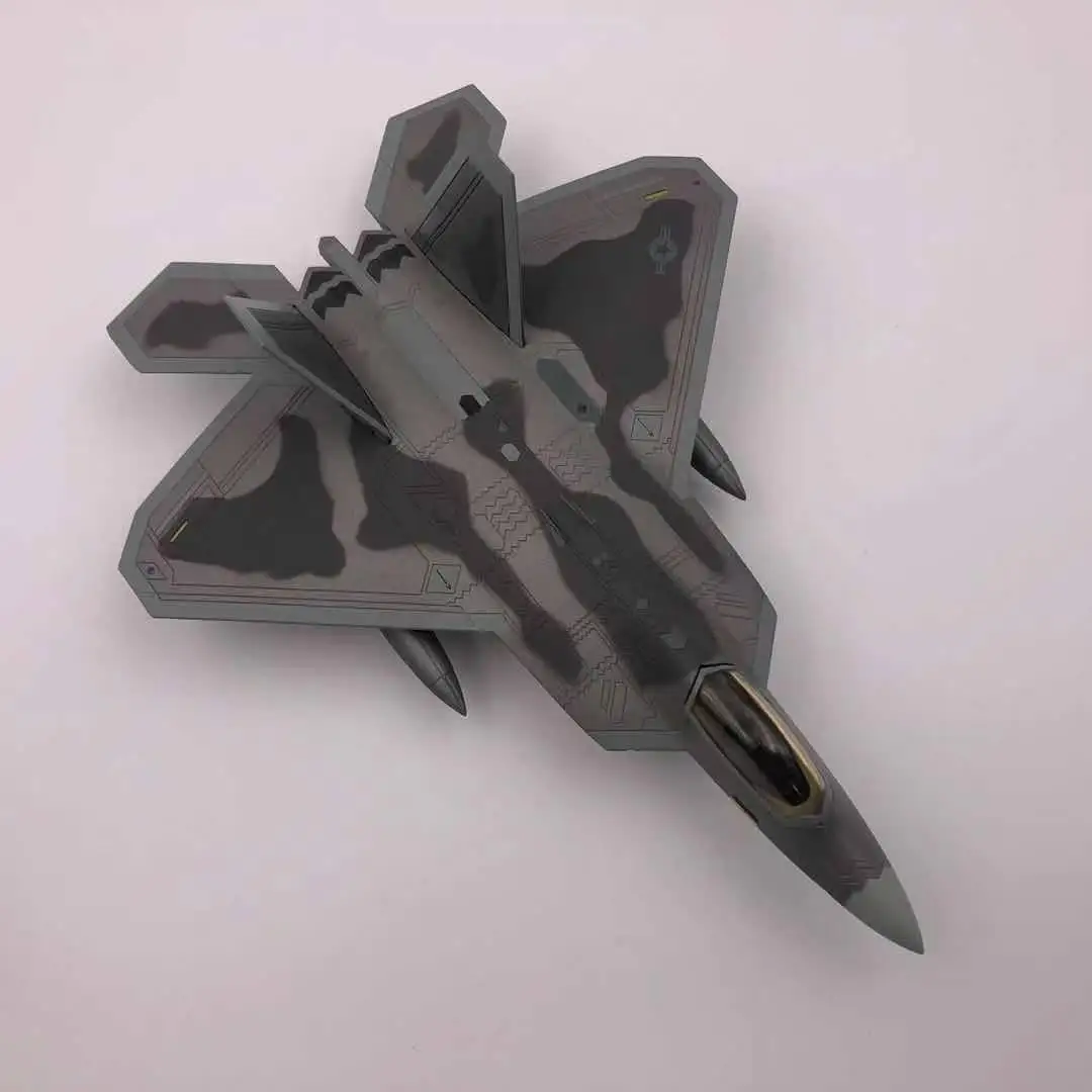 Wltk USAF F-22 Raptor Stealth Air Superiority Fighter 1/100 Diecast Model