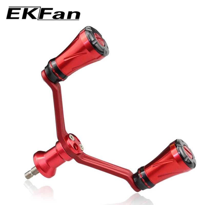 EKFAN New Design 90MM Length Alluminum Alloy Fishing Reel Handle knobs Suit For S/D Type Reel Fishing Tackle  DIY Accessory