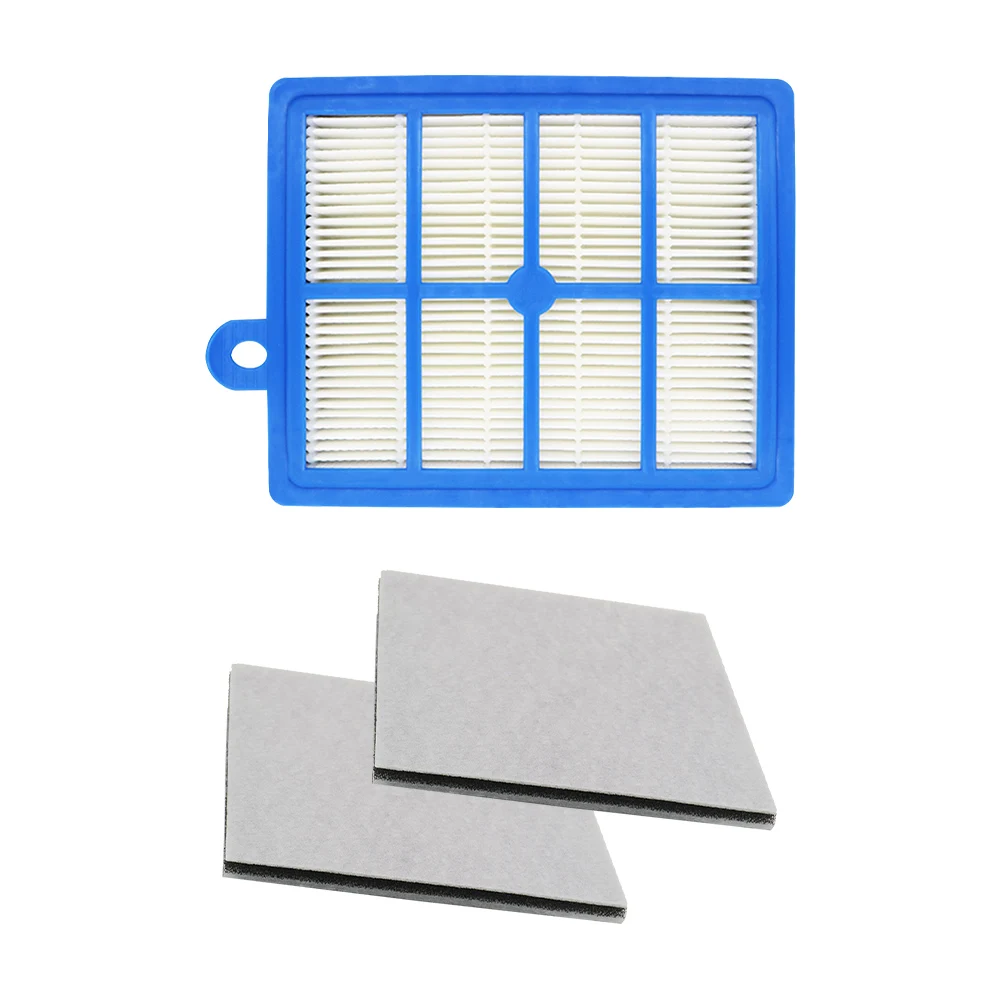 H12 H13 Reusable Hepa Filter + 2PCS Motor cotton filter for Philips Electrolux  AEG EFH12W AEF12W FC8031 EL012W FC9080 FC9088