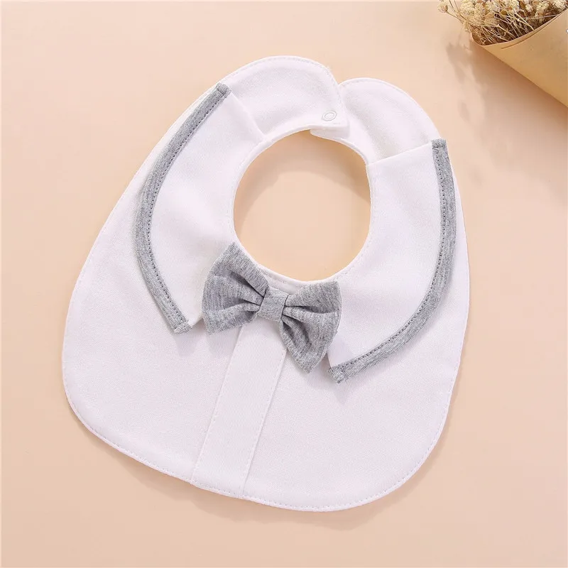 Lawadka Baby Bibs For Boys Cotton Newborn Gentleman Bow Baby Girls Bibs Cute Boys Burp Cloth Infant Saliva Towels Bandana