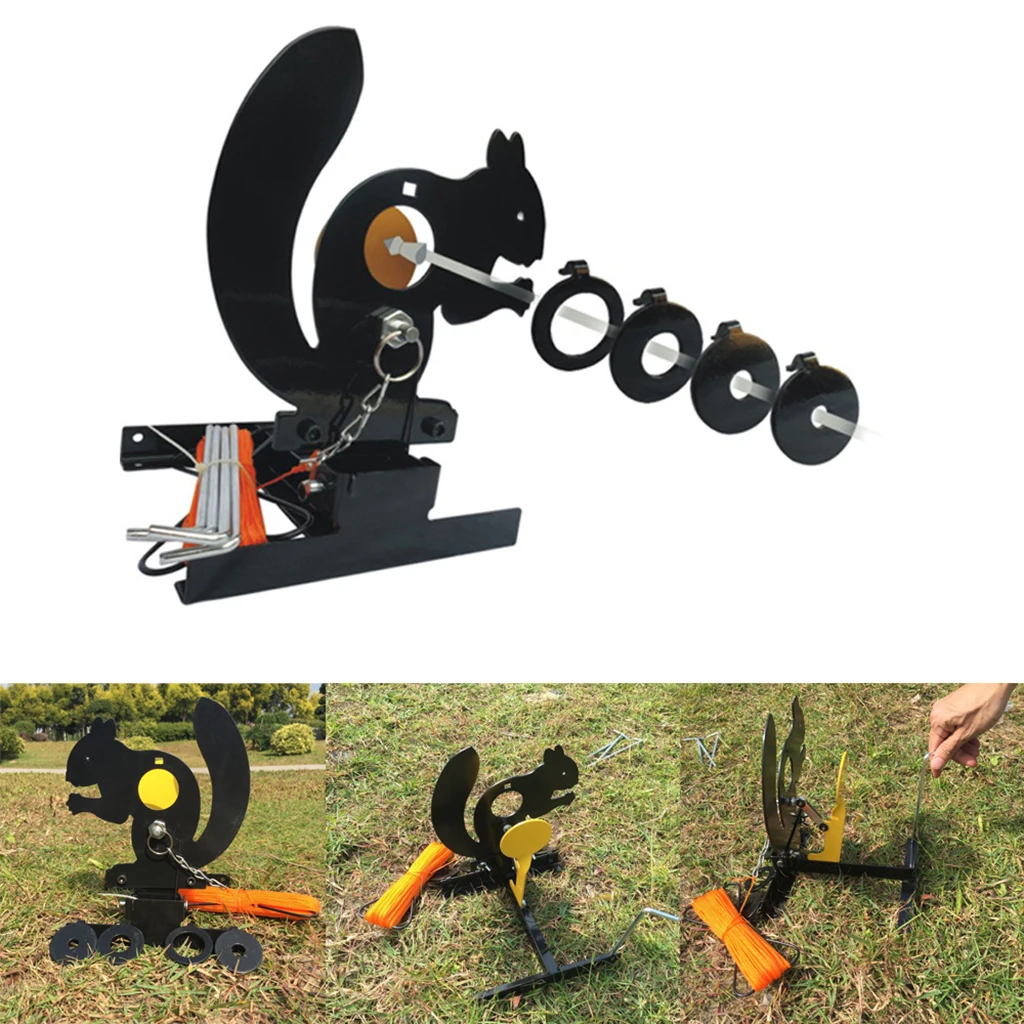 Squirrel Field Target Thickness 3mm For Airgun  Shooting Practice