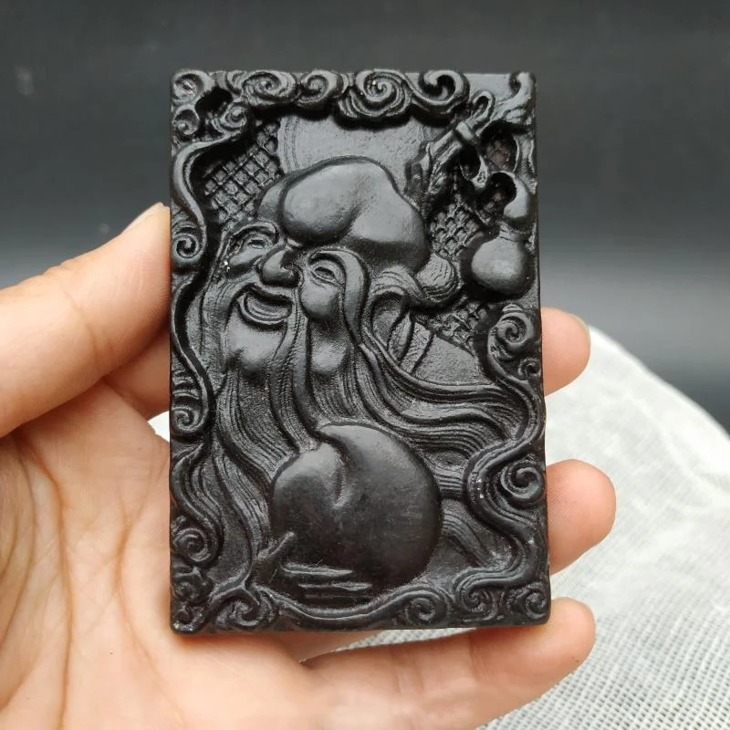 

Stone carving collection, Meteorite Shouxing gourd Shoutao Fulu brand