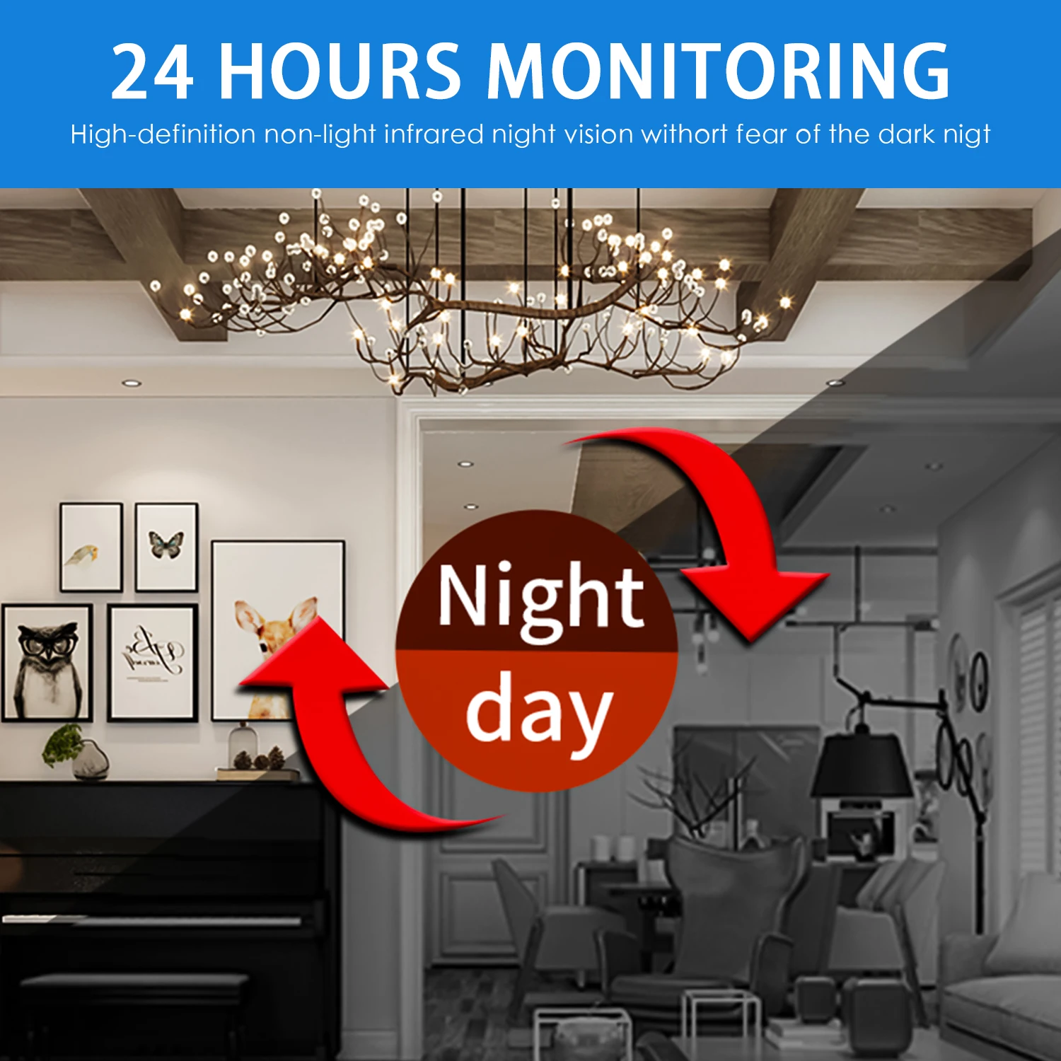 2K/1080P Full Hd Pixel Wifi Mini Camera Low Power Remote Monitor Nachtzicht Ip Met Tf card Netwerk Surveillance Thuis Camera