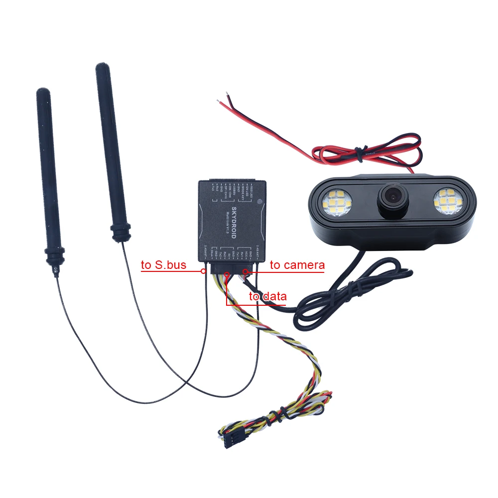 Ricevitore Skydroid R12 RX/SG12-RX per T12 trasmettitore Radio protezione delle piante droni Assessories