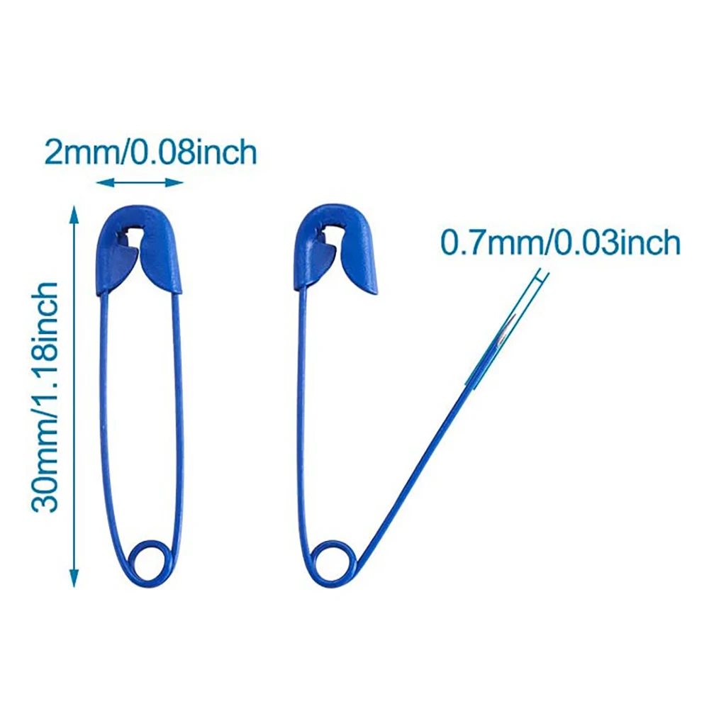 50/100Pcs spilla da balia colorata s strumenti per cucire fai-da-te aghi in acciaio inossidabile grande spilla da balia trapuntatura gioielli