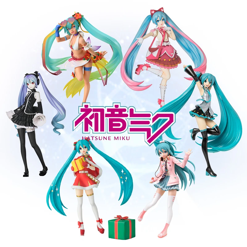 

TAITO Anime Sakura Hatsune Miku Action Figures Toys Girls PVC Figure Model Decoration Gift Exquisite Boxed