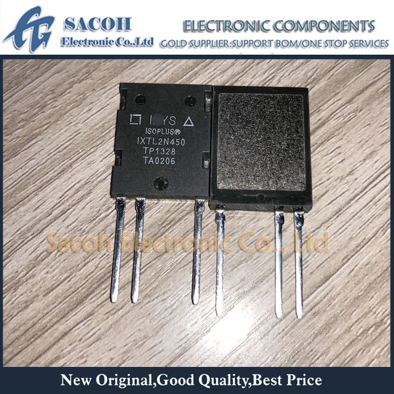 Genuine New Original 1Pcs/Lot IXTL2N450 2N450 OR IXTL2N470 2N470 ISOPLUS i5-Pak 2A 4500V High Voltage MOSFET Transistor