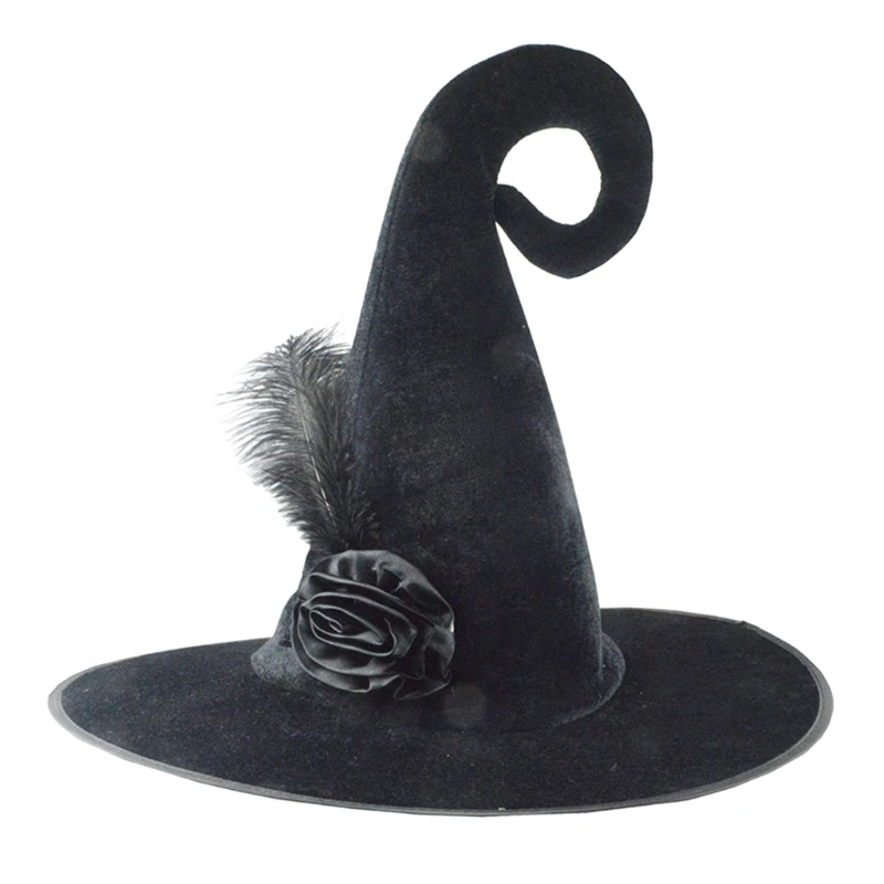 Chapeau de magicien d'halloween, Costume de fête, couvre-chef, casquette du diable, accessoires de décoration pour femmes et hommes adultes