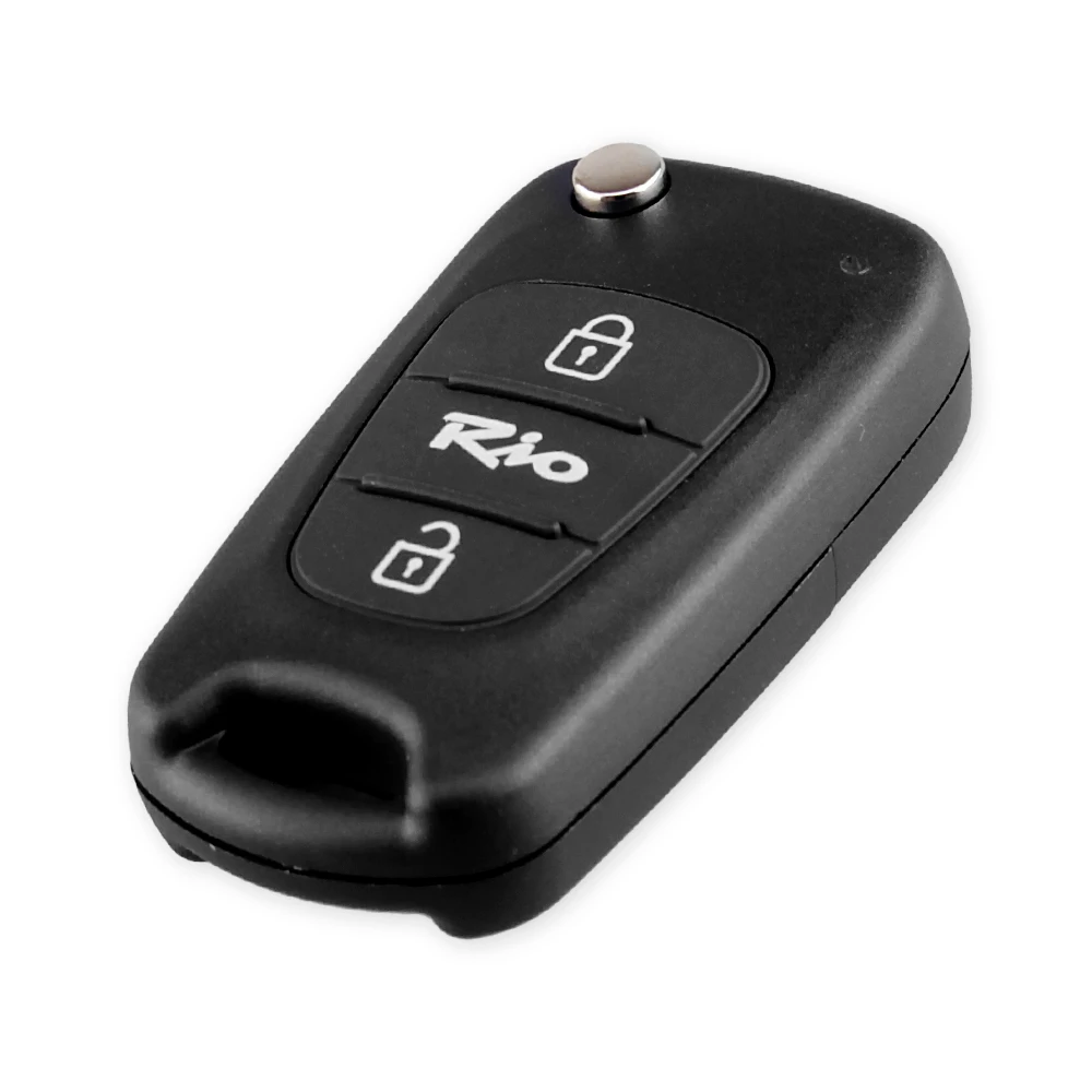 KEYYOU Kia Rio 3 Picanto Soul Ceed Cerato Sportage K2 K3 K5 3 düğmeler çevirme katlanır uzaktan oto araba anahtar kabuk boşlukları durumda