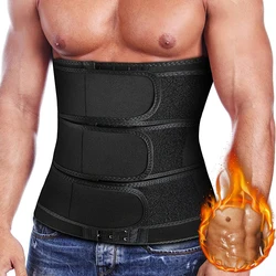 Mens Waist Trainer Corsets Fitness Trimmer Belt Slimming Body Shaper Weight Loss Sauna Sweat Girdle Workout Fat Burner Fajas