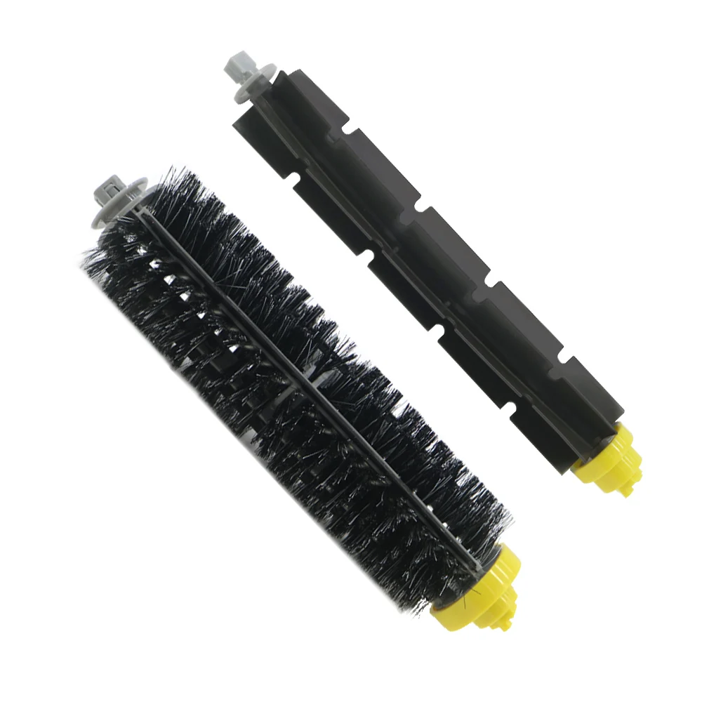 1ชุด/2Pcsแปรงขนแปรงสำหรับเครื่องIRobot Roomba 600 700 Series 760 770 780 790อะไหล่เครื่องดูดฝุ่น