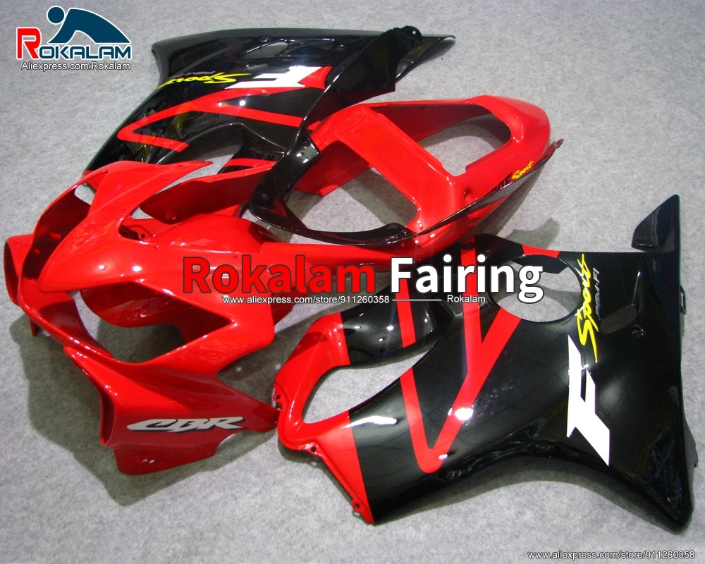 

Aftermarket Fairings For Honda CBR600 F4i 2001 2002 2003 CBR 600 Red Black Motorbike Fairing Kit (Injection Molding)