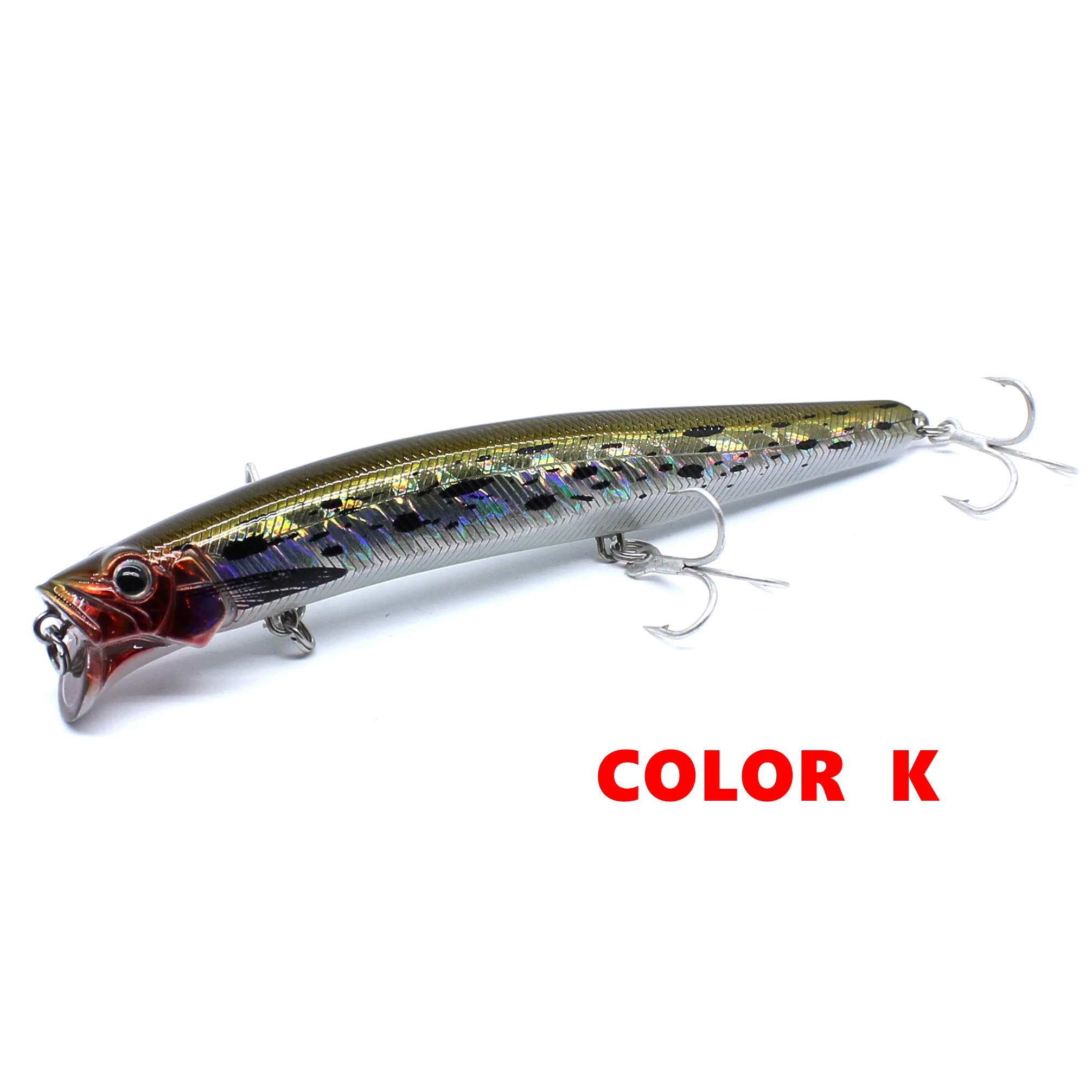 AOCLU Schwimm Wobbler 13cm 21g Harten Köder Minnow Angeln Locken Meer Bass Frische Hybird VMC Haken Magnet Gewicht transfer Flach Dive – Detail 14