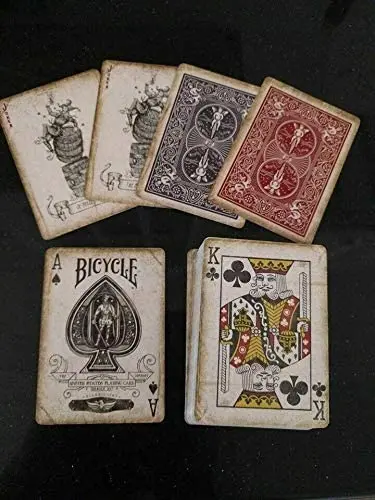 Bicycle 1900 Series Playing Cards Marked Ellusionist Vintage Deck USPCC Poker Magic Card Games Magic Tricks Props for Magician