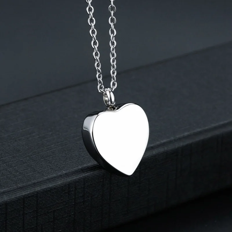 Electrocardiogram Pendant Cremation Urn  Jewelry Dad Always on My Mind Forever in My Heart Memorial Urn Necklace Ashes Keepsake