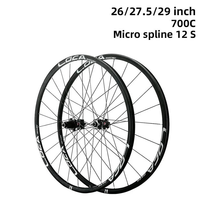 Колесная пара PASAK для горного велосипеда MTB 26 27,5 29 дюймов, 5 когтей, 4 герметичных подшипника, 6 гвоздей, дисковый тормоз, микроскопические 12-скоростные велосипедные колеса