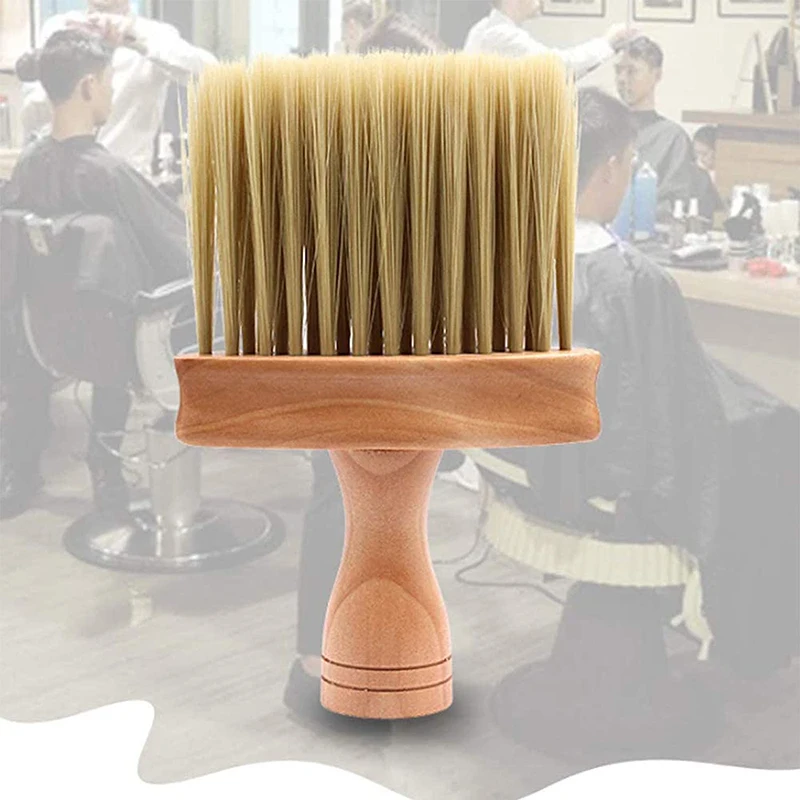 1pc Friseur Pinsel Hals Sweep Tool Haar Salon Friseur Sweep Pinsel Sweeping Brush Weiche Borste Pinsel Für Gebrochenes Haar