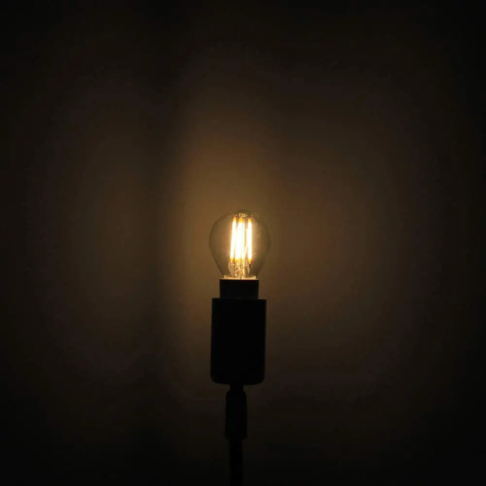 Grensk 25Pcs/Lot Led Filament Edison Bulb E27 G45 Mini Globe 4W Dimmable Vintage Led Lamp 2700K Warm White For String Light Bulb