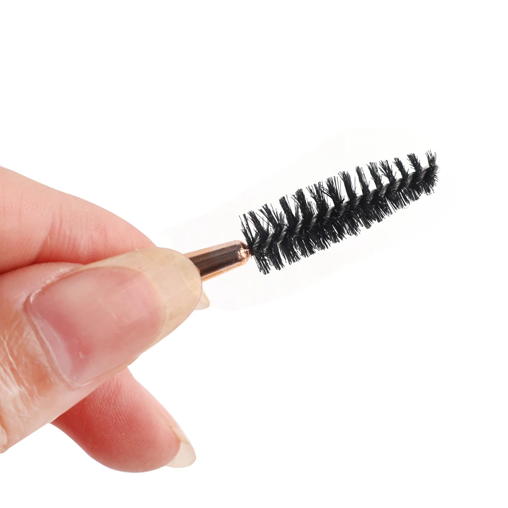 Brosse à sourcils 2 en 1 à Double extrémité, applicateur de Mascara, outils d'extension de cils, brosses de maquillage en plastique