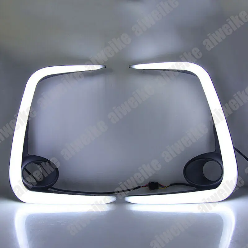 2 قطعة أضواء النهار الجري DRL مع بدوره لتويوتا كورولا Altis سيدان الاتحاد الأوروبي 2019 2020 2021 اكسسوارات السيارات