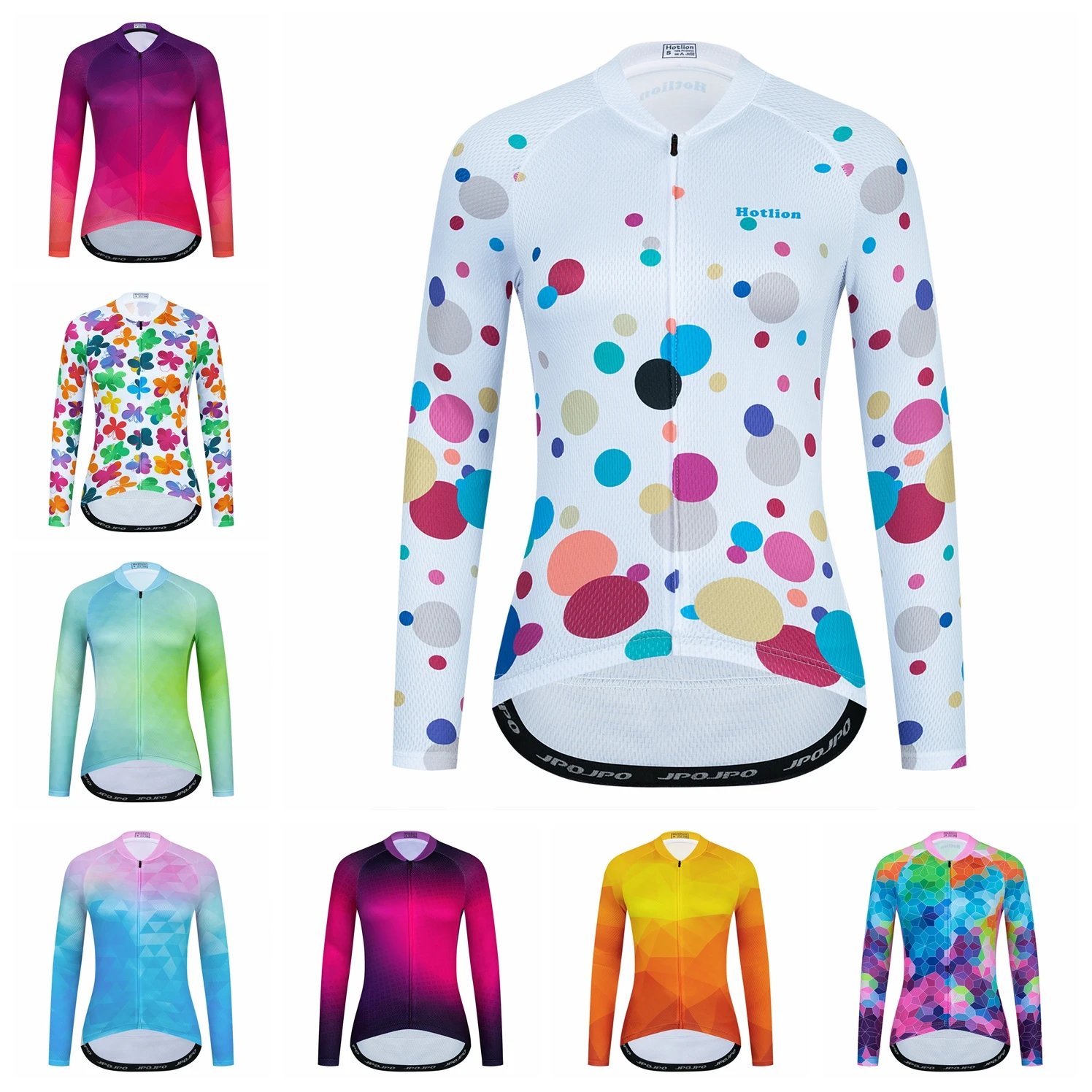 2022 Cycling Jersey Women Bike Mountain Road MTB Top Long Sleeve Bicycle Shirt Female Lady Clothing Uniform Spring Autumn White