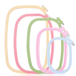 MIUSIE 1PC Plastic Embroidery Hoop Embroidery Frame Ring Hoop For Sewing Craft Tool Cross Stitch Hoop DIY Craft Works