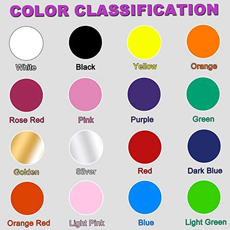 Multicolor Adhesive Craft Permanent Vinyl Roll Design Lettering Film Cup Glass Decal Sticker Xmas Card DIY Self-adhesive Film