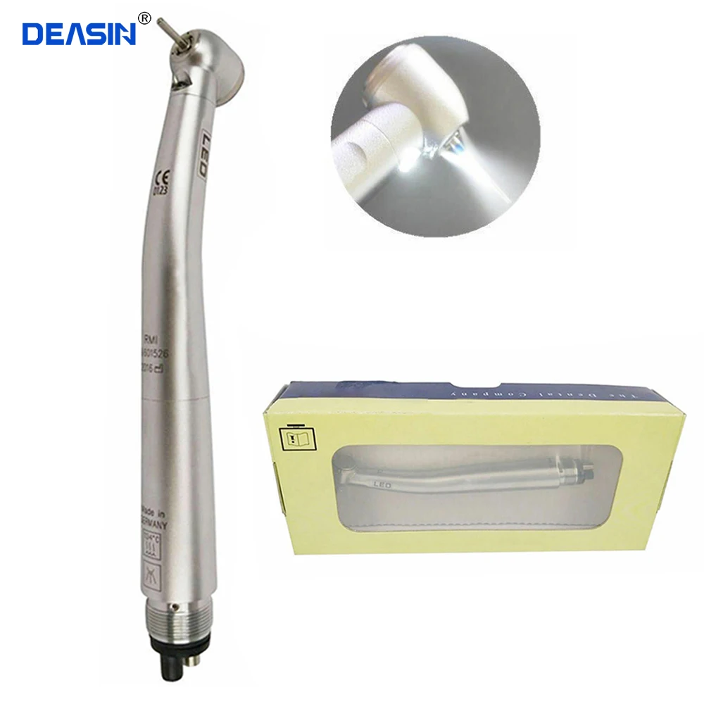 T3 Dental LED High Speed Handpiece Self-powered Air Turbine E-generator Dental Handpiece Torque B2/M4