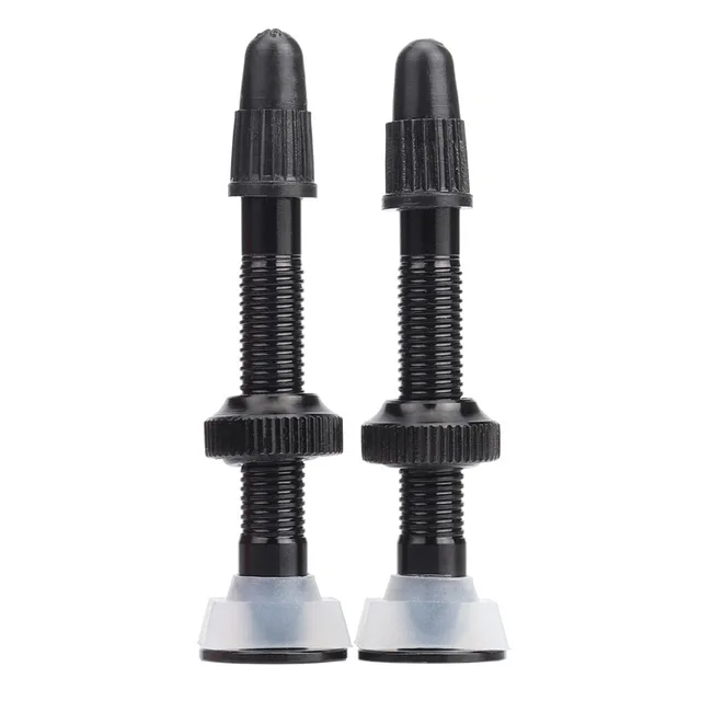 BOLANY 2 stücke Fahrrad Ventil 40mm/60mm MTB Rennrad Tubeless Reifen Umwandlung Eloxiert Aluminium Legierung Dichtstoff zubehör