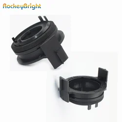Rockeybright 2pcs H7 led Headlight Bulbs Adapters Holders For BMW E46 3Series 325ci 325i 330ci 330i M3 328Ci 323i led H7 Adapter