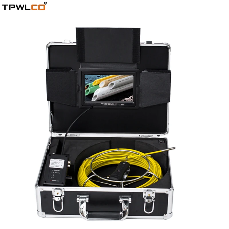 

7inch TFT Screen 20m Cable Waterproof 6.5mm Drain Industrial Pipe Camera With DVR Recorder For Endoscope Inspection Video System