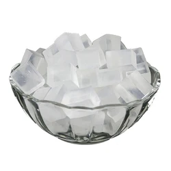 Organic White and Clear Transparent Glycerin Soap Base Melt and Pour All Natural Bar For Handmade Soaps - 500g