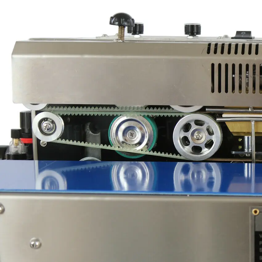 FRQM980 Brand New Continuous Band Sealer for Plastic Bags Film Sealing Heat Continuous Food Sealer